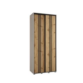 Armoire Davos 6 a portes coulissantes H. 235,2 x L. 100 x P. 45 2 portes