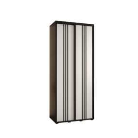 Armoire Davos 6 a portes coulissantes H. 235,2 x L. 100 x P. 45 2 portes