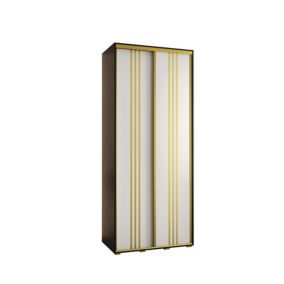 Armoire Davos 6 a portes coulissantes H. 235,2 x L. 100 x P. 45 2 portes