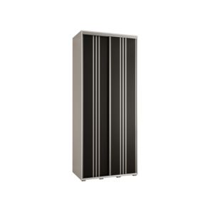 Armoire Davos 6 a portes coulissantes H. 235,2 x L. 100 x P. 60 2 portes