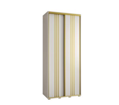 Armoire Davos 6 a portes coulissantes H. 235,2 x L. 120 x P. 45 2 portes