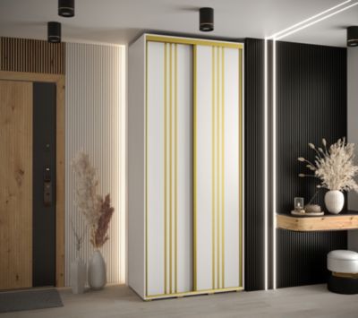 Armoire Davos 6 a portes coulissantes H. 235,2 x L. 120 x P. 45 2 portes
