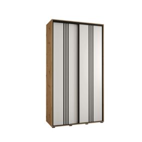 Armoire Davos 6 a portes coulissantes H. 235,2 x L. 130 x P. 45 2 portes