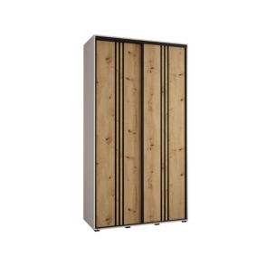 Armoire Davos 6 a portes coulissantes H. 235,2 x L. 130 x P. 45 2 portes