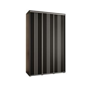 Armoire Davos 6 a portes coulissantes H. 235,2 x L. 160 x P. 60 3 portes