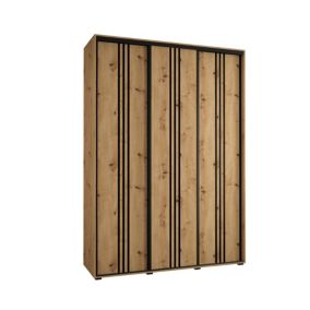 Armoire Davos 6 a portes coulissantes H. 235,2 x L. 170 x P. 45 3 portes