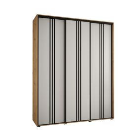 Armoire Davos 6 a portes coulissantes H. 235,2 x L. 190 x P. 45 3 portes