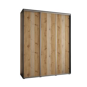 Armoire Davos 6 a portes coulissantes H. 235,2 x L. 190 x P. 45 3 portes