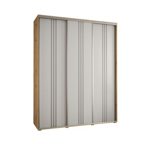 Armoire Davos 6 a portes coulissantes H. 235,2 x L. 200 x P. 45 3 portes