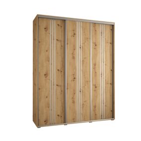 Armoire Davos 6 a portes coulissantes H. 235,2 x L. 200 x P. 60 3 portes