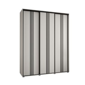 Armoire Davos 6 a portes coulissantes H. 235,2 x L. 200 x P. 60 3 portes