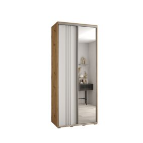 Armoire Davos 7 a portes coulissantes H. 235,2 x L. 100 x P. 45 2 portes