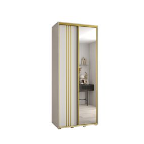 Armoire Davos 7 a portes coulissantes H. 235,2 x L. 100 x P. 45 2 portes