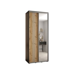 Armoire Davos 7 a portes coulissantes H. 235,2 x L. 100 x P. 45 2 portes