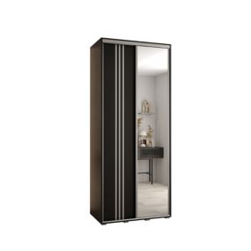 Armoire Davos 7 a portes coulissantes H. 235,2 x L. 100 x P. 45 2 portes