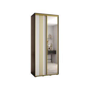 Armoire Davos 7 a portes coulissantes H. 235,2 x L. 100 x P. 60 2 portes