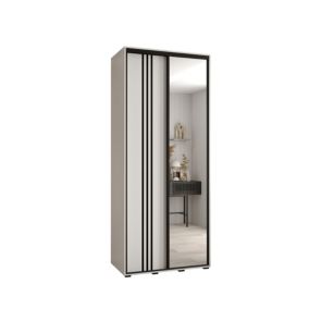 Armoire Davos 7 a portes coulissantes H. 235,2 x L. 110 x P. 60 2 portes