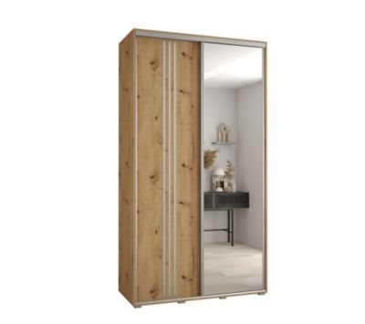 Armoire Davos 7 a portes coulissantes H. 235,2 x L. 130 x P. 45 2 portes