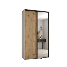 Armoire Davos 7 a portes coulissantes H. 235,2 x L. 130 x P. 45 2 portes