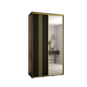 Armoire Davos 7 a portes coulissantes H. 235,2 x L. 140 x P. 60 2 portes