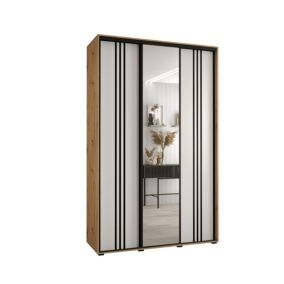 Armoire Davos 7 a portes coulissantes H. 235,2 x L. 150 x P. 45 3 portes