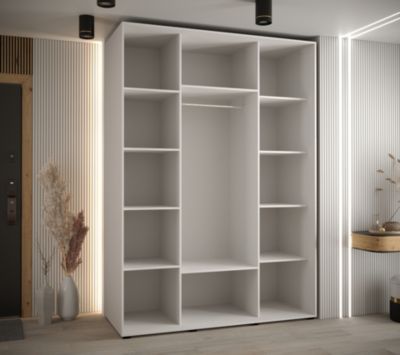 Armoire Davos 7 a portes coulissantes H. 235,2 x L. 180 x P. 60 3 portes