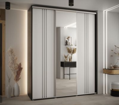 Armoire Davos 7 a portes coulissantes H. 235,2 x L. 190 x P. 45 3 portes