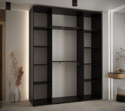 Armoire Davos 7 a portes coulissantes H. 235,2 x L. 190 x P. 45 3 portes