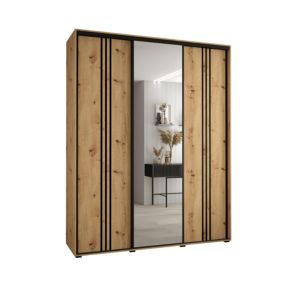 Armoire Davos 7 a portes coulissantes H. 235,2 x L. 190 x P. 60 3 portes