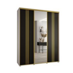 Armoire Davos 7 a portes coulissantes H. 235,2 x L. 200 x P. 60 3 portes