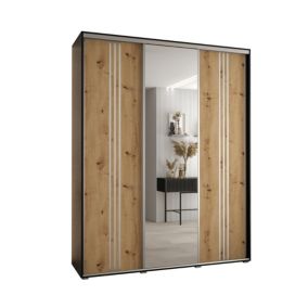 Armoire Davos 7 a portes coulissantes H. 235,2 x L. 200 x P. 60 3 portes