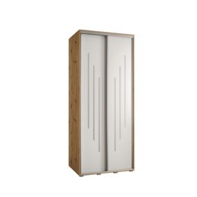 Armoire Davos 8 a portes coulissantes H. 235,2 x L. 100 x P. 45 2 portes