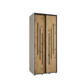 Armoire Davos 8 a portes coulissantes H. 235,2 x L. 100 x P. 45 2 portes