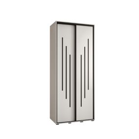 Armoire Davos 8 a portes coulissantes H. 235,2 x L. 100 x P. 45 2 portes