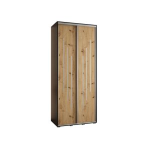 Armoire Davos 8 a portes coulissantes H. 235,2 x L. 100 x P. 45 2 portes