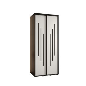 Armoire Davos 8 a portes coulissantes H. 235,2 x L. 100 x P. 45 2 portes