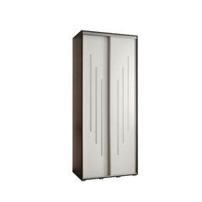 Armoire Davos 8 a portes coulissantes H. 235,2 x L. 100 x P. 45 2 portes