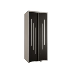 Armoire Davos 8 a portes coulissantes H. 235,2 x L. 100 x P. 60 2 portes