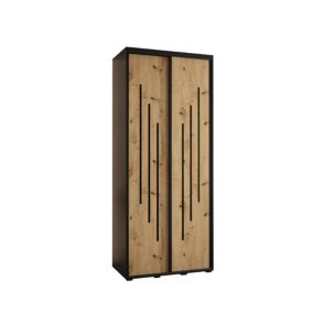 Armoire Davos 8 a portes coulissantes H. 235,2 x L. 100 x P. 60 2 portes