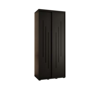 Armoire Davos 8 a portes coulissantes H. 235,2 x L. 100 x P. 60 2 portes
