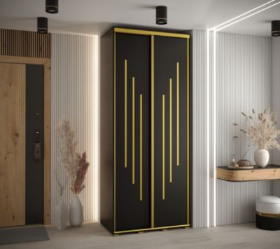 Armoire Davos 8 a portes coulissantes H. 235,2 x L. 110 x P. 45 2 portes