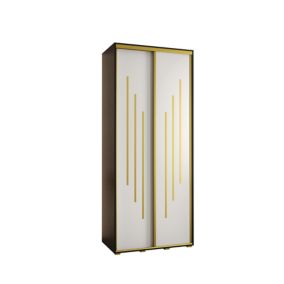 Armoire Davos 8 a portes coulissantes H. 235,2 x L. 120 x P. 60 2 portes