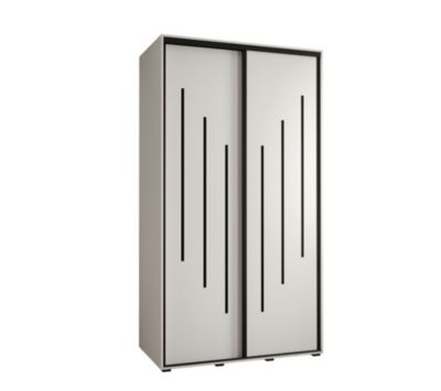 Armoire Davos 8 a portes coulissantes H. 235,2 x L. 130 x P. 45 2 portes