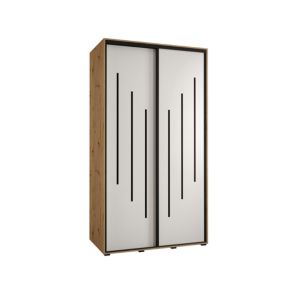 Armoire Davos 8 a portes coulissantes H. 235,2 x L. 130 x P. 60 2 portes