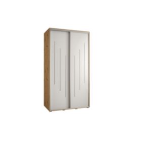 Armoire Davos 8 a portes coulissantes H. 235,2 x L. 130 x P. 60 2 portes