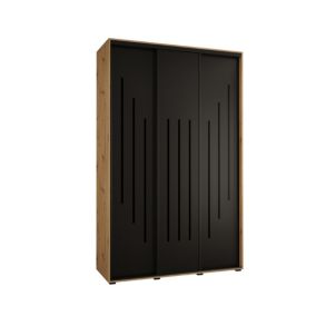 Armoire Davos 8 a portes coulissantes H. 235,2 x L. 150 x P. 45 3 portes