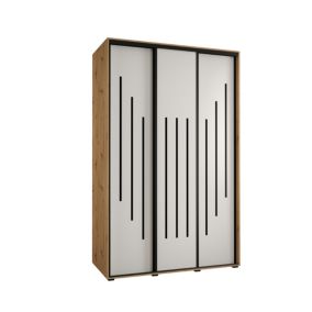 Armoire Davos 8 a portes coulissantes H. 235,2 x L. 160 x P. 45 3 portes