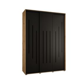 Armoire Davos 8 a portes coulissantes H. 235,2 x L. 180 x P. 45 3 portes