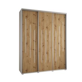 Armoire Davos 8 a portes coulissantes H. 235,2 x L. 190 x P. 45 3 portes