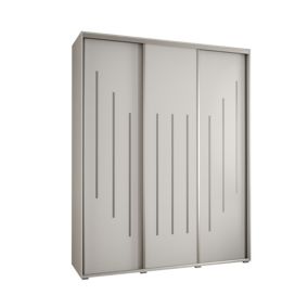 Armoire Davos 8 a portes coulissantes H. 235,2 x L. 190 x P. 45 3 portes